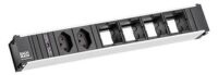 Bachmann Steckdosenleiste 7-fach schwarz 0,1m CONI 912.017 IP20 1,5qmm