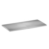 Bachmann Rahmen 2-fach Edelstahl glänzend horizontal Kunststoff DUE 929.100