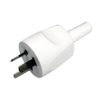 Bachmann Schutzkontaktstecker 10A 250V 910.282 Kunststoff IP20 weiß ger
