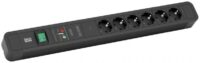 Bachmann Steckdosenleiste 6-fach schwarz 2m 35° 350.004 IP20 1,5qmm