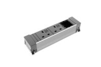 Bachmann Steckdosenleiste 2-fach schwarz 0,1m 90° 916.082 IP20 1,5qmm