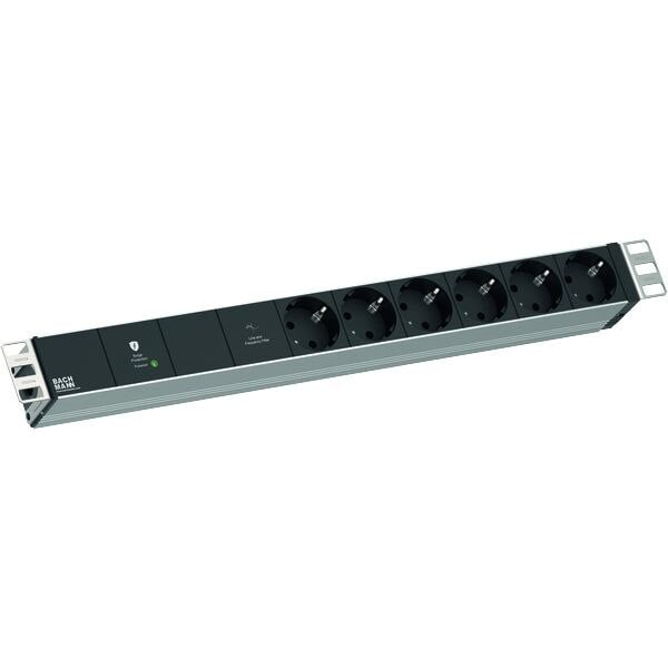 Bachmann Steckdosenleiste 19 1HE 230V 800.3933 Überspannungskategorie: 2