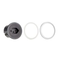 Bachmann Steckdosenleiste 1-fach Edelstahl 2m 926.005 einstellb IP20 1,5qmm