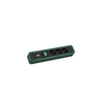 Bachmann Steckdosenleiste 3-fach gn 2m 35° 350.206 mit Ein/Aus IP20 1,5qmm