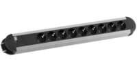 Bachmann Steckdosenleiste 9-fach schwarz 1,75m PRIMO 331.011 35° IP20 1,5qmm