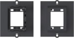 Bachmann Zentralplatte Mod-Jack 1-fach schwarz 917.005 Schraubbefestigung