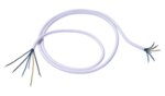 ELTROPA Herdanschlussleitung 1,5m 16A weiß E116.270W 5x1,5qmm IP20 Aderendh 0-70°C