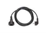 Bachmann Netzanschlussleitung 10m 16A schwarz 341.189 3x1,5qmm IP20 Schutzkontakt-Kuppl PVC