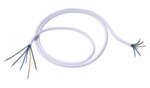 ELTROPA Herdanschlussleitung 1,5m 16A weiß E119.270W 5x2,5qmm IP20 Aderendh 0-70°C