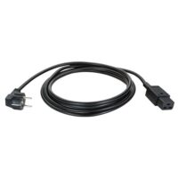 Bachmann Netzanschlussleitung 2m 16A schwarz 352.174 3x1,5qmm IP20 0-70°C PVC