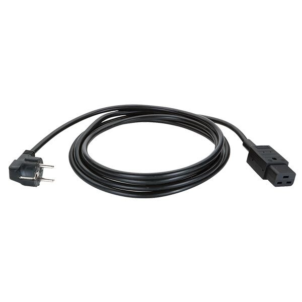 Bachmann Bachmann Netzanschlussleitung 2m 16A schwarz 352.174 3x1,5qmm IP20 0-70°C PVC