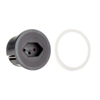 Bachmann Steckdosenleiste 1-fach schwarz 0,2m 926.004 einstellb IP20 1,5qmm