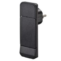 Bachmann Flachstecker 16A 250V Kunststoff IP20 933.008 schwarz abgew