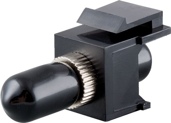 Bachmann Bachmann LWL-Kupplung ST-D ST-D MM Kunststoff 918.073 schwarz einrasten