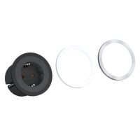 Bild vom Produkt: Bachmann Steckdose 1-fach schwarz Einb IP20 926.000