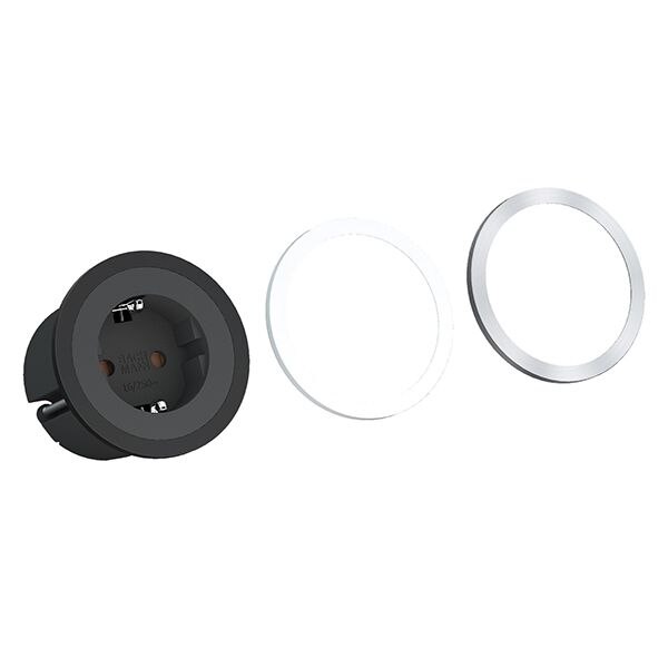 Bachmann Bachmann Steckdose 1-fach schwarz Einb IP20 926.000