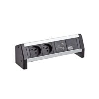 Bachmann Steckdosenleiste alu 35° IP20 902.068