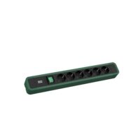 Bachmann Steckdosenleiste 6-fach gn 2m 35° 350.201 mit Ein/Aus IP20 1,5qmm