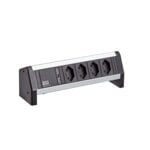 Bachmann Steckdosenleiste 4-fach alu IP20 339.110