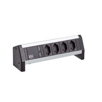 Bachmann Steckdosenleiste 4-fach alu IP20 339.110