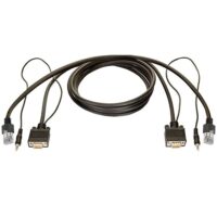 Bachmann Anschlußkabel 3m Klinke Stecker 903.108 HD-D-Sub 15-polig