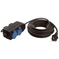 Bachmann Steckdosenleiste 4-fach schwarz 10m IP44 349.044 1,5qmm