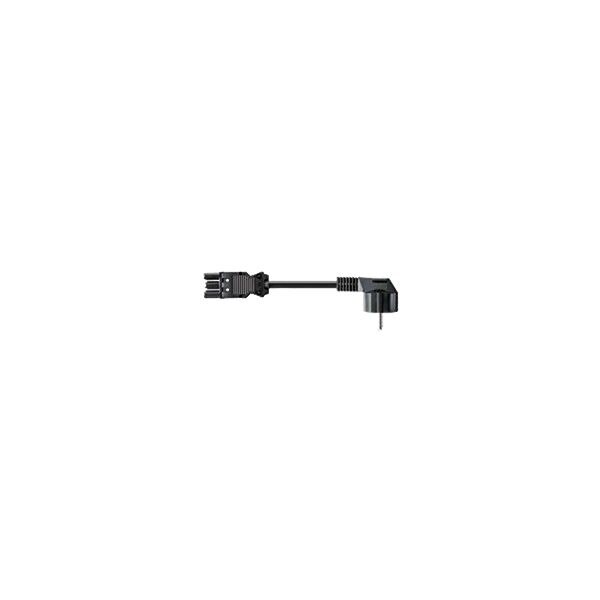 Bachmann Netzanschlussleitung 3-polig H05VV-F 375.075 1,5qmm L2000mm schwarz
