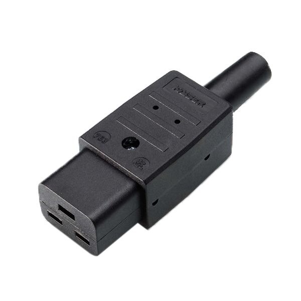 Bachmann Bachmann Kaltgerätesteck Kunststoff IP20 ger schwarz 915.174 Schraubkl für SchutzkontaktStift