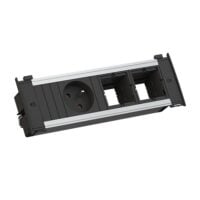 Bachmann Steckdosenleiste alu 0,2m 35° KAPSA 927.064 IP20 1,5qmm
