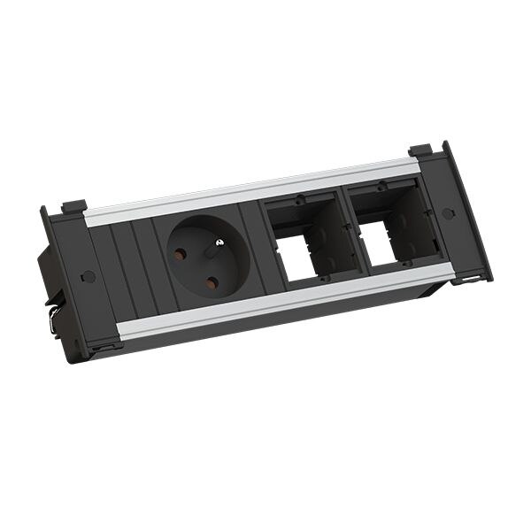 Bachmann Bachmann Steckdosenleiste alu 0,2m 35° KAPSA 927.064 IP20 1,5qmm
