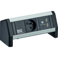 Bachmann Steckdosenleiste alu 35° IP20 902.1309