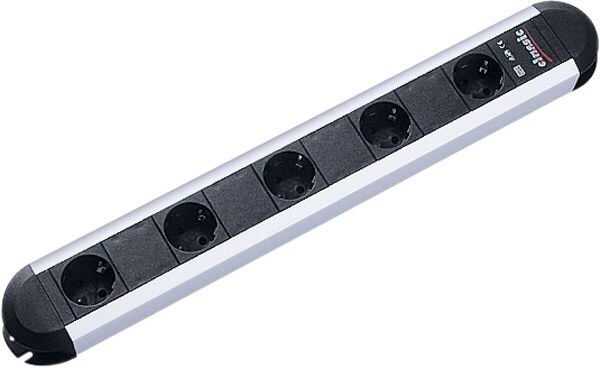Bachmann Bachmann Steckdosenleiste 5-fach schwarz 1,75m PRIMO 331.032 35° IP20 1,5qmm