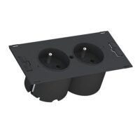 Bachmann Steckdosenleiste schwarz 2m 90° IP20 929.002