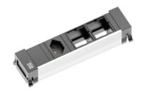 Bachmann Steckdose 3-fach schwarz matt Einb CH-Norm 916.005 IP20