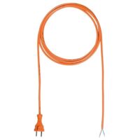 Bachmann Netzanschlussleitung 3m 10A or 249.875 2x1,5qmm IP20 Profilstecker PUR