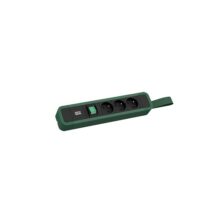 Bachmann Steckdosenleiste gn mit Ein/Aus 350.241 2m 35° IP20 1,5qmm