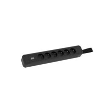 Bachmann Steckdosenleiste schwarz 2m 35° IP20 350.055 1,5qmm