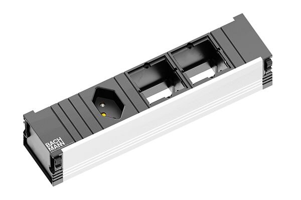 Bachmann Bachmann Steckdosenleiste 3-fach schwarz 0,1m CONI 912.016 IP20 1,5qmm