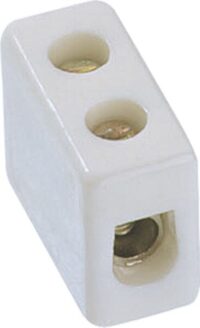 Bachmann Klemmleiste 0,5-2,5qmm 1-polig 9,5mm 950.000 Keramik weiß Schraub