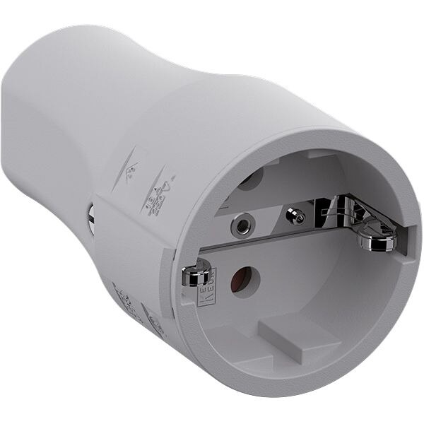 Bachmann Bachmann Schutzkontaktkupplung Kunststoff IP20 960.303 ger grau Schraubkl