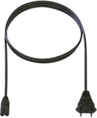 Bachmann Netzanschlussleitung 1,5m 2,5A 251.173 2x0,75qmm schwarz IP20 Euro-Steck