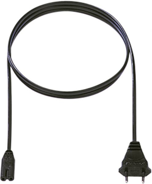 Bachmann Bachmann Netzanschlussleitung 1,5m 2,5A 251.173 2x0,75qmm schwarz IP20 Euro-Steck