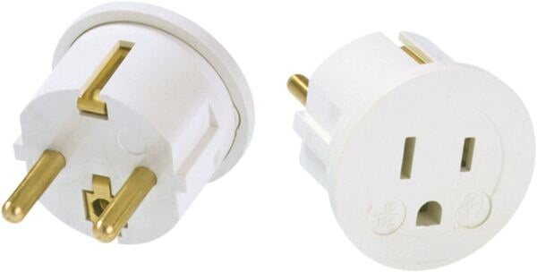 Bachmann Reisestecker Einzel weiß 921.003