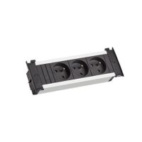 Bachmann Steckdosenleiste 3-fach schwarz 0,2m 35° KAPSA 927.053 1,5qmm