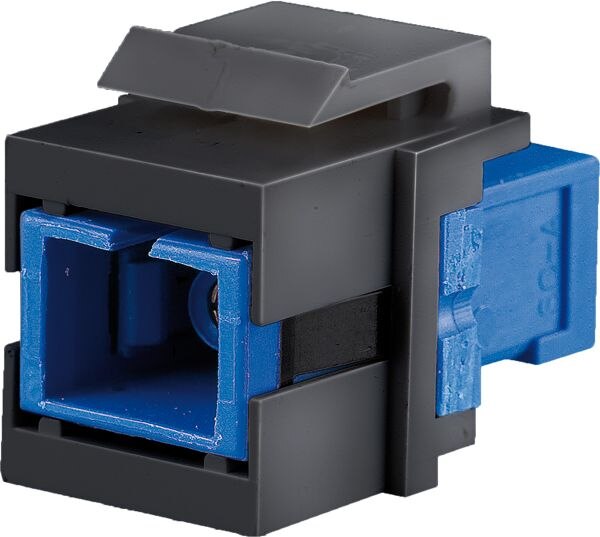 Bachmann Bachmann LWL-Kupplung SC SC MM Kunststoff schwarz 918.072 einrasten