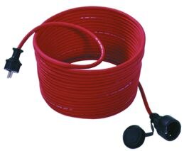 ELTROPA Netzanschlussleitung 25m 16A rt E343.370R 3x1,5qmm IP44 Schutzkontakt-Kuppl