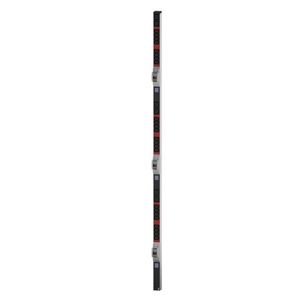 Bachmann Bachmann Rack-Stromverteilung 1HE 24xC13 800.2408 6xC19 230V mit Display
