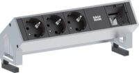 Bachmann Steckdosenleiste 3/1-fach schwarz 0,2m 902.400 35° IP20 1,5qmm