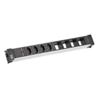 Bachmann Steckdosenleiste 4-fach schwarz IP20 909.0191