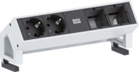 Bachmann Steckdosenleiste 1-fach schwarz 0,2m 35° 902.211 IP20 1,5qmm